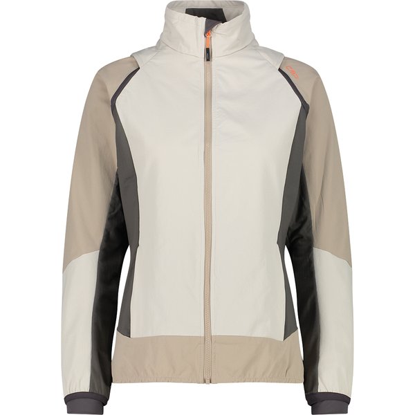 Hybride wasserdichte Jacke mit abnehmbaren Ärmeln für Frauen CMP