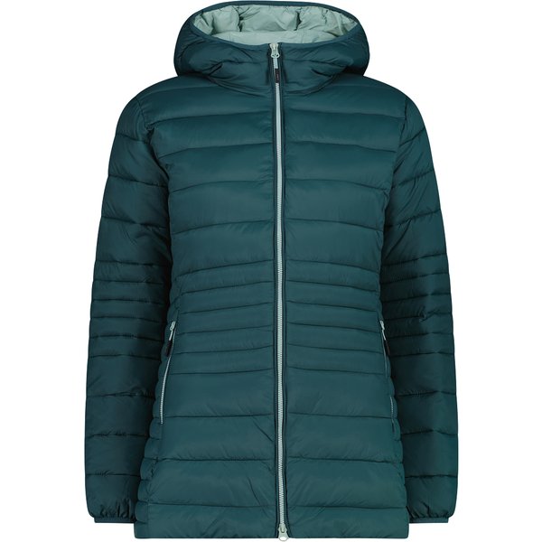 Chaqueta larga con capucha y cremallera Sorona Aura para mujer CMP