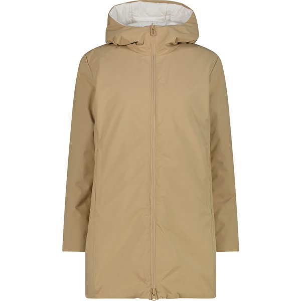 Reversible Kapuzenparka für Frauen mit Reißverschluss CMP