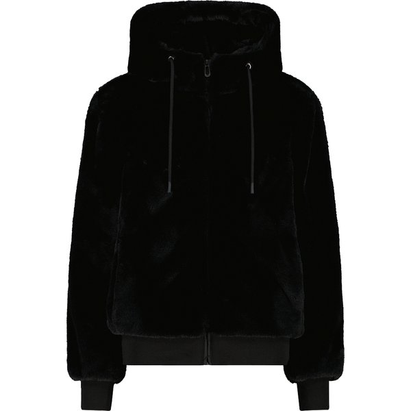 Giacca con cappuccio in finta pelliccia donna CMP