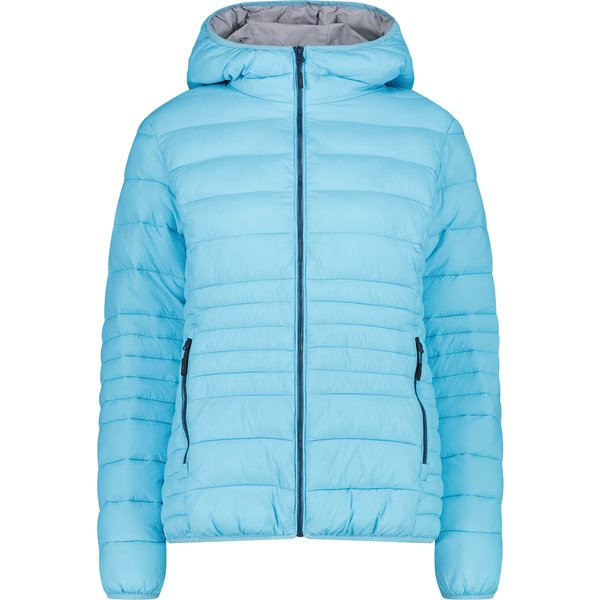 Sorona Aura Damen Steppjacke mit Kapuze und Reißverschluss CMP