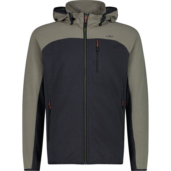 Felpa con cappuccio in pile elastico CMP