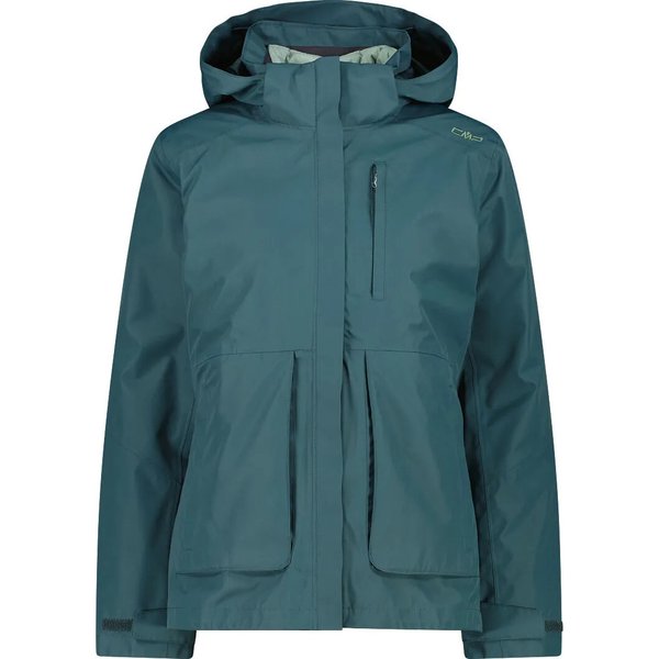 Chaqueta acolchada con capucha desmontable para mujer CMP