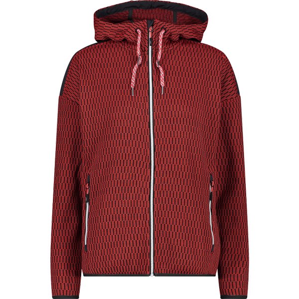 Dames fleece met capuchon CMP