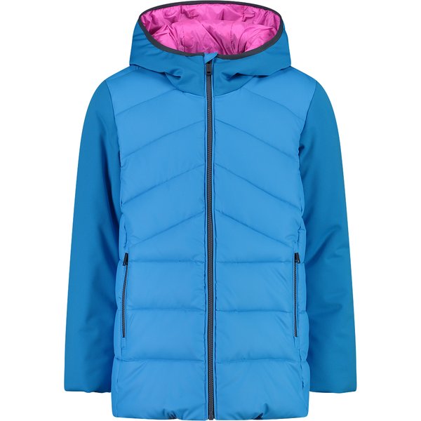 Girl's long hooded jacket CMP