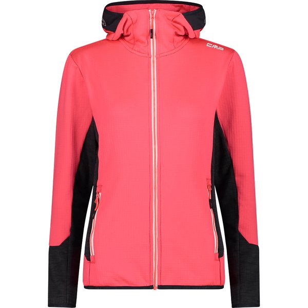 Giacca con cappuccio in pile da donna CMP