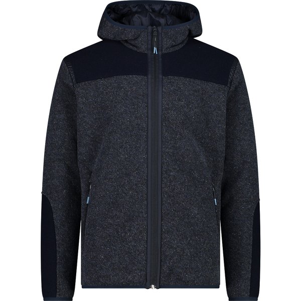 Wooltech hoodie met rits CMP