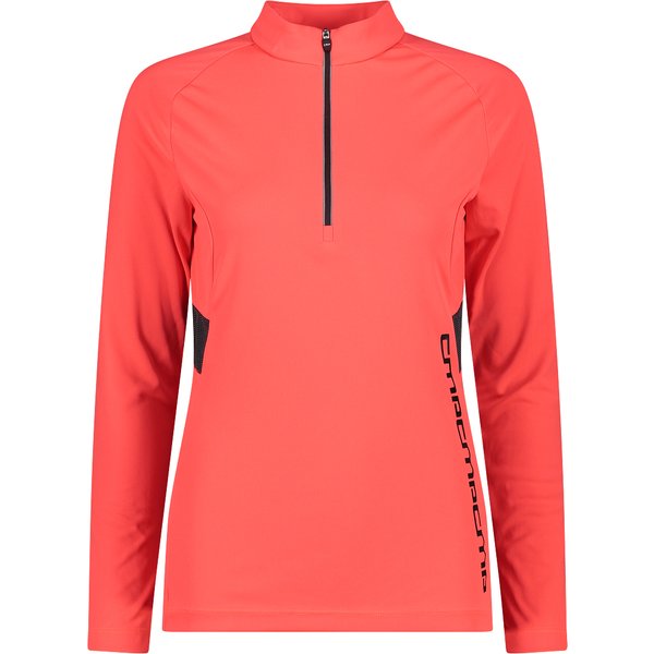Drill top allenamento con mezza zip da donna CMP