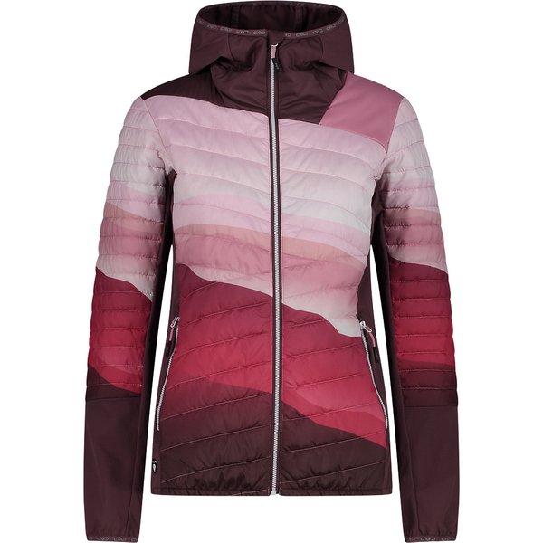 Women's hybrid hooded jacket CMP