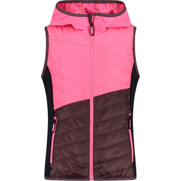Gilet da trekking con cappuccio per ragazza CMP