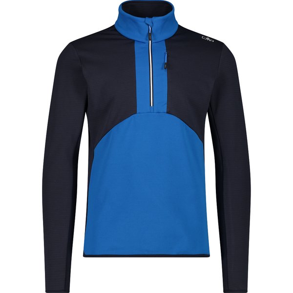 Felpa con colletto canadese a mezza zip CMP