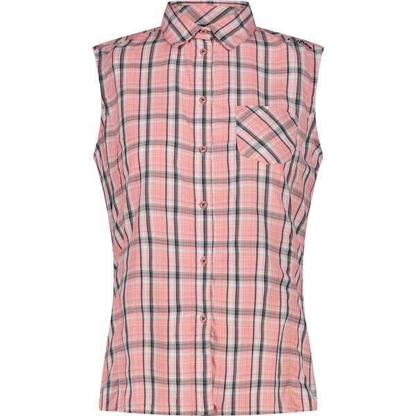 Chemise carreaux sans manches femme CMP