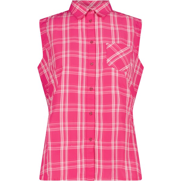 Chemise carreaux sans manches femme CMP