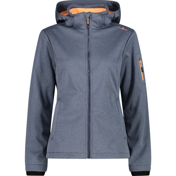 Chaqueta impermeable con capucha para mujer CMP