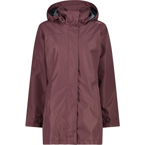 Veste imperméable à capuche avec boutons-pression femme CMP