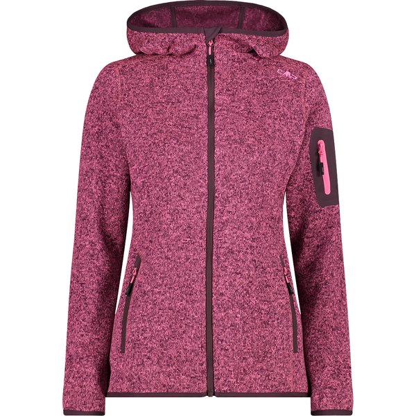 Dames fleece met capuchon CMP