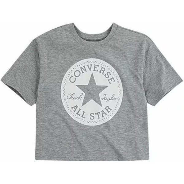 Boxy-T-Shirt, MäDchen Converse Chuck Patch-image