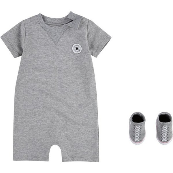 Ensemble barboteuse et chaussettes bébé fille Converse Lil Chuck