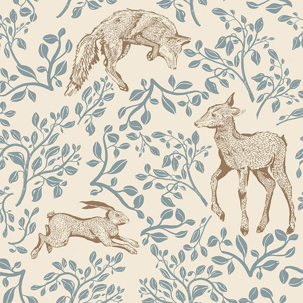 Babytapete Dekornik Forest Animals And Fairytale-image