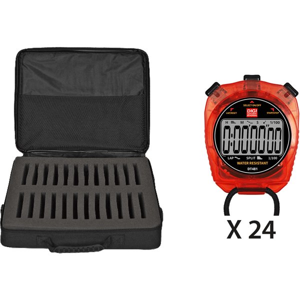 Kit chronomètre malette souple Digi Sport Instruments DT481 (x24)
