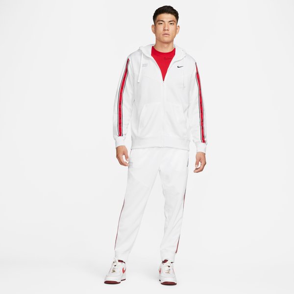 Felpa Con Cappuccio A Cerniera Intera In Poly- Maglia Nike Sportswear Repeat-image