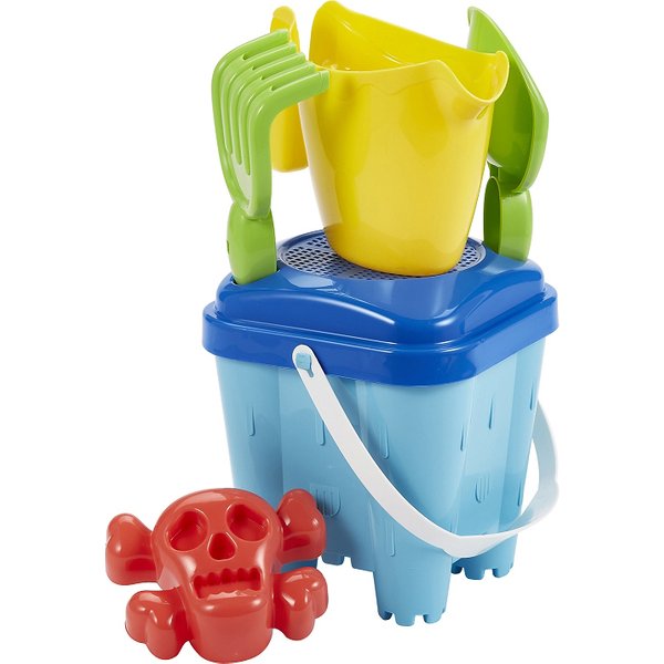 Jeux De Plage Seau Garni Chateau Fort Ecoiffier-image