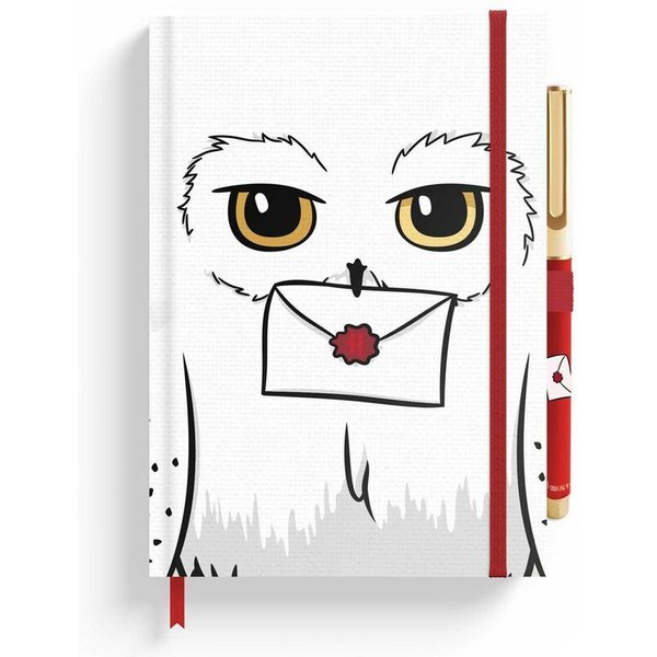 Notizblock + Stift Erik Harry Potter Hedwig A5-image