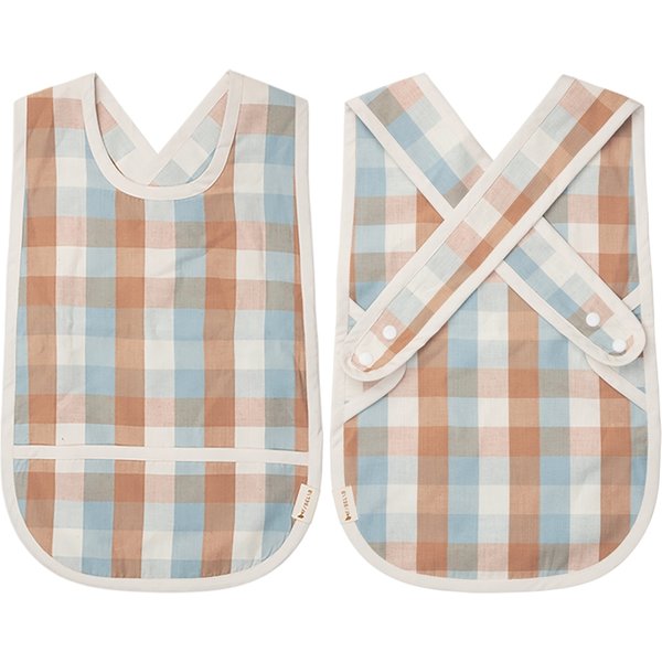 Bavoir Croisé Enfant Fabelab Cottage Checks-image