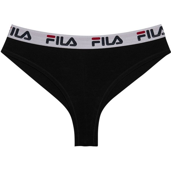 Brasilianischer Slip Aus Baumwolle Uni Frau Fila-image