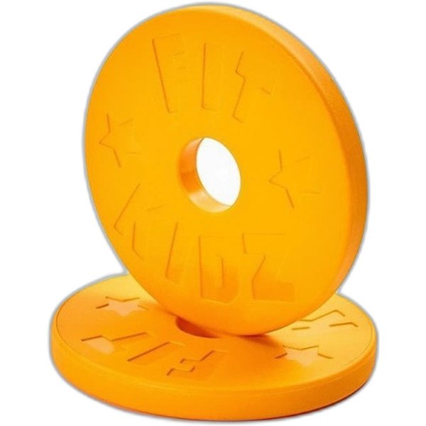 Disque De Musculation Poids Olympiques Enfant Fit & Rack Bumpers (X2)-image