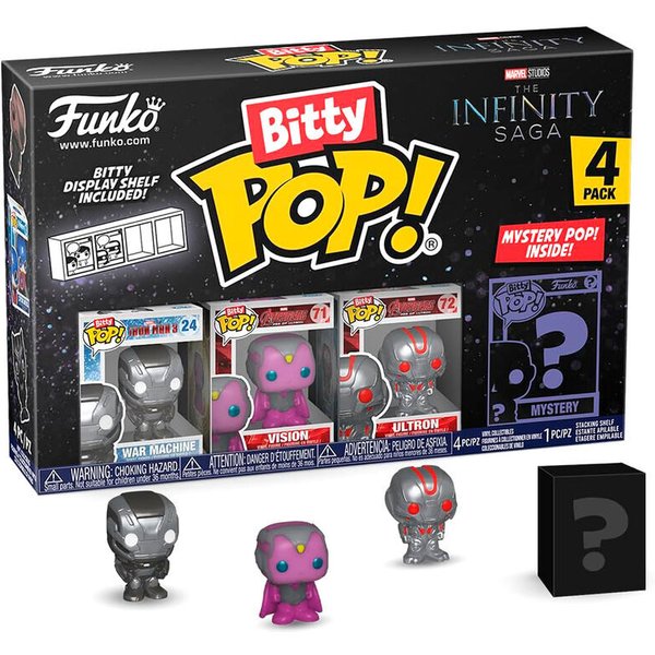Figurine Bitty Pop Marvel The Infinity Saga Iron Man Funko Blister 4 (X4)-image