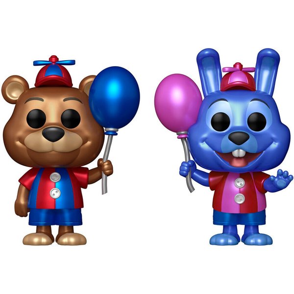 Figurine De Collection Funko Pop Five Nights At Freddys Ballon Freddy & Balloon Bonnie (X2)-image