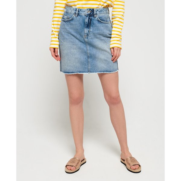 Minirock Aus Denim FüR Frauen Superdry-image