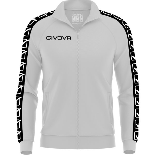 Gestrickte Trainingsjacke mit Streifen Givova