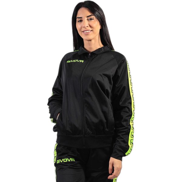 Veste de survêtement tricot à bande Givova