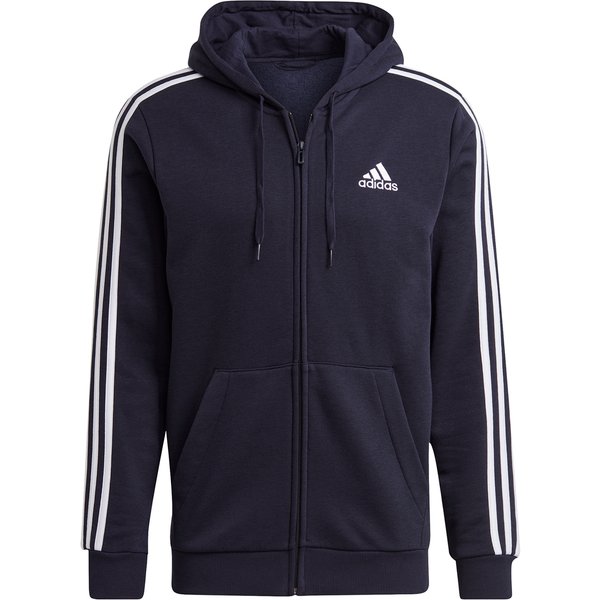 Kapuzen-Pulli adidas Essentials Fleece 3-Bandes Full-Zip