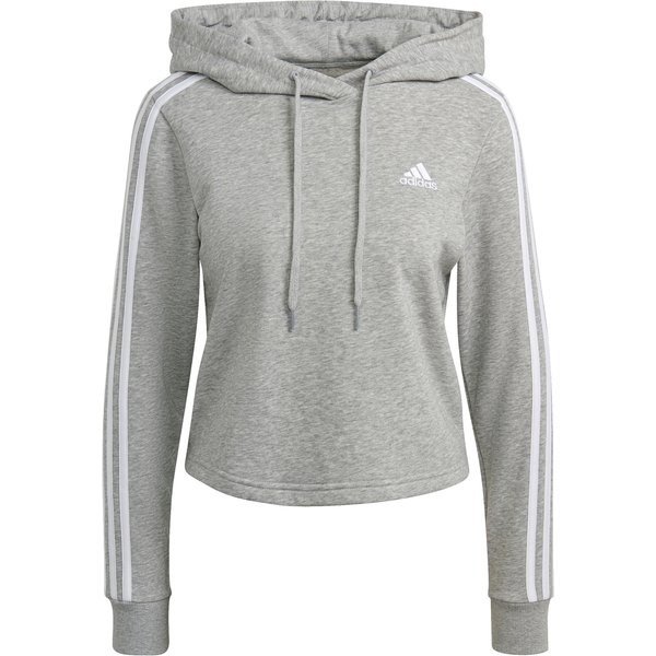 Kurzes Kapuzensweatshirt FüR Frauen Adidas Essentials 3-Bandes-image