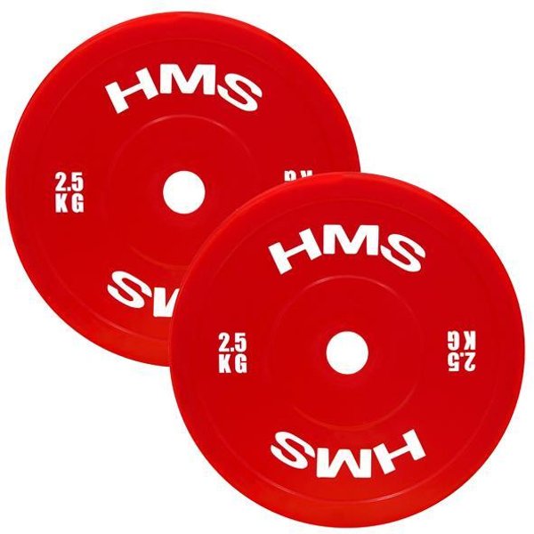 TPP Olympisches Gewichtheber-Hantelscheibe HMS TPP02 PE (x2)