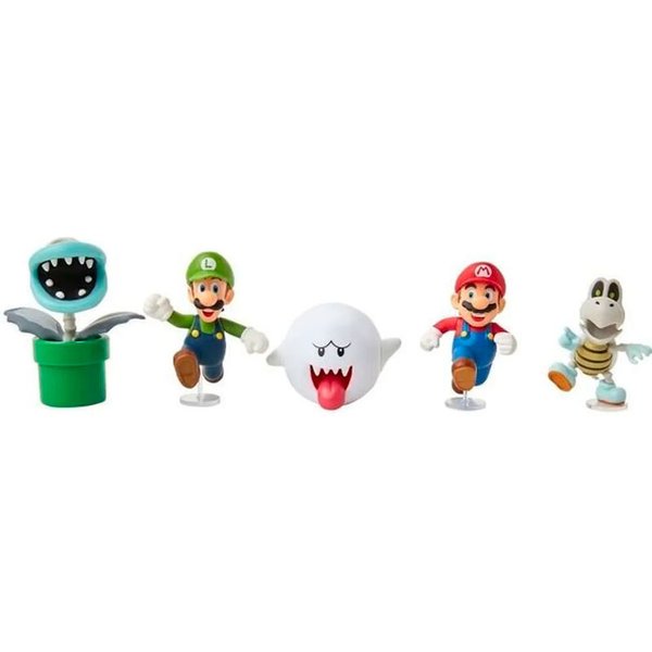 Figurine De Collection Jakks Pacific Super Mario Bros Blister (X5)-image