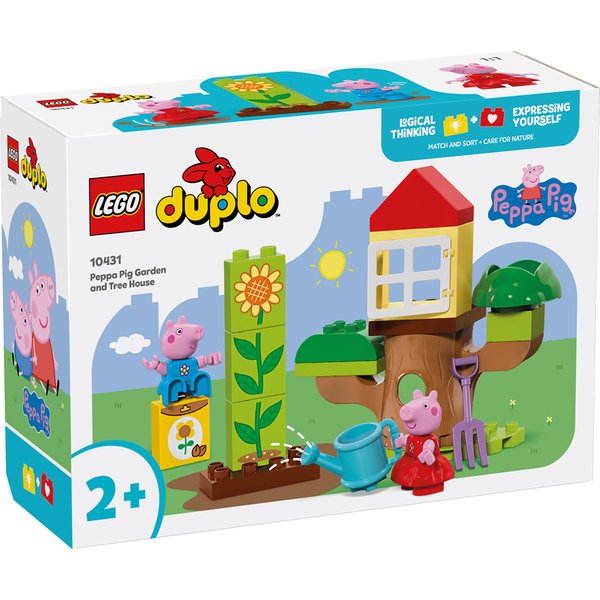 Jeux De Construction Jardin +Cabane Lego Peppa Pig Duplo-image