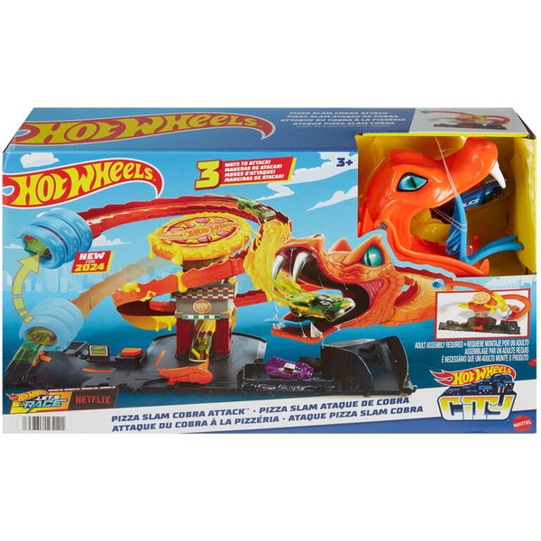 Autospiele Mattel Hot Wheels Pizza Slam Cobra Attack-image