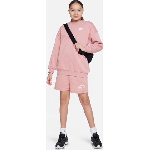 Sweatshirt Col Rond Fille Nike Club Fleece Oversized Lbr-image
