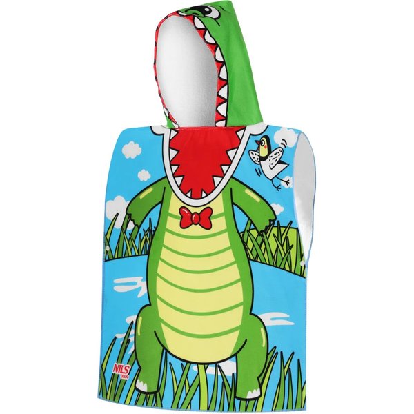Kinderponcho met capuchon NILS Aqua NAR20 Crocodile Unicorn