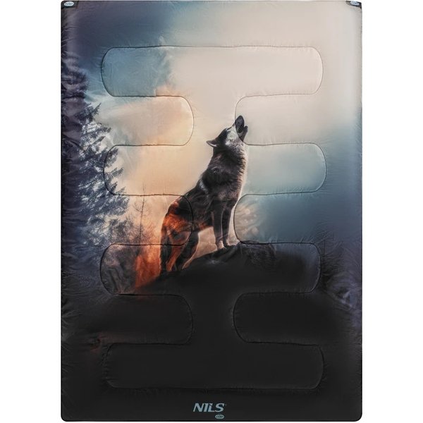 Sac de couchage double 3en1 NILS Camp NC3601 Wolf