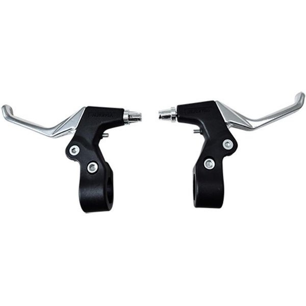 Paire De Leviers De Frein 2 Doigts Alu Optimiz V-Brake-image