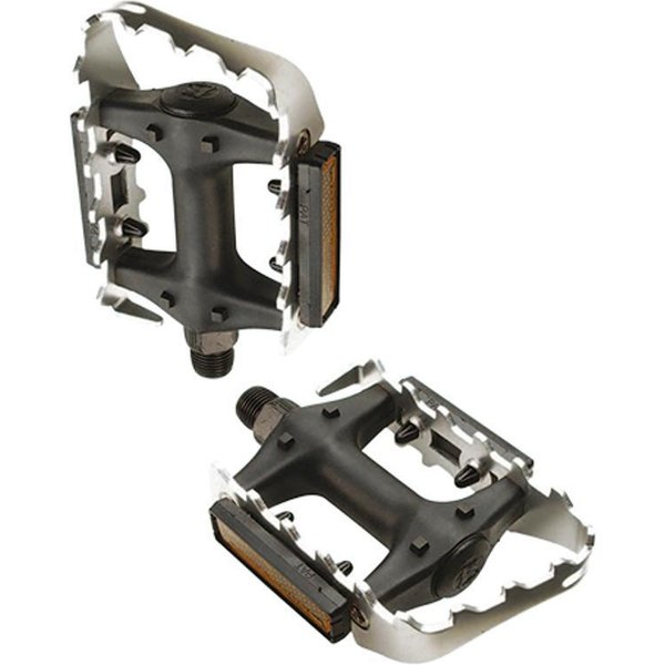 PéDales Alu Corps RéSine Cale-Pieds Adaptable Optimiz 9/16-image