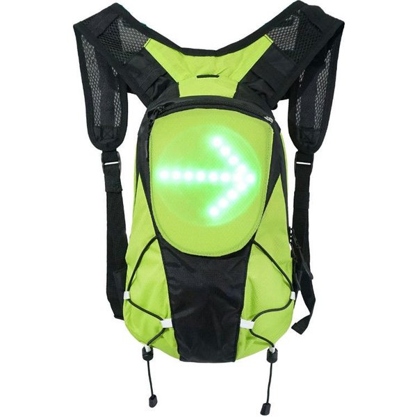 Sac à Dos Avec Signalisation IntegréE 48 Leds Avec Indicateur Direction Et TéLéCommande Cintre Sans Fil Capacite 5 L - Rechargeable Usb P2R-image