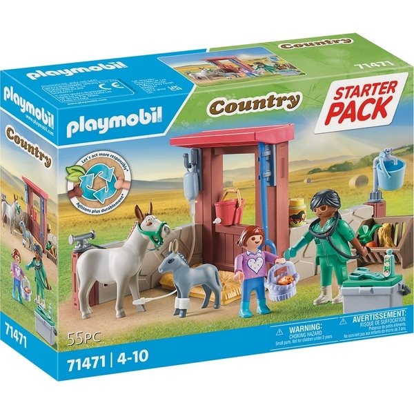 Jeux De Simulation Veterinaire + Animaux Ferme Playmobil-image