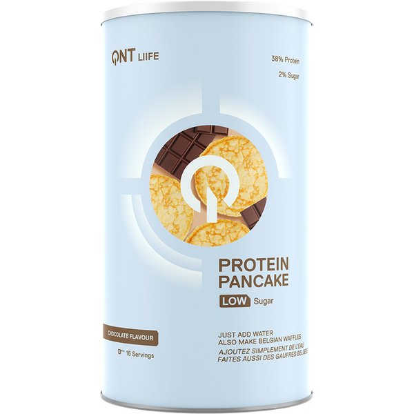 Low-sugar protein nutrition Belgian chocolate QNT Protein Pancake