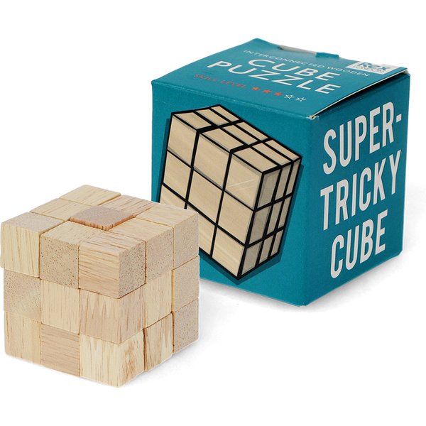 Puzzle Cube En Bois Rex London-image